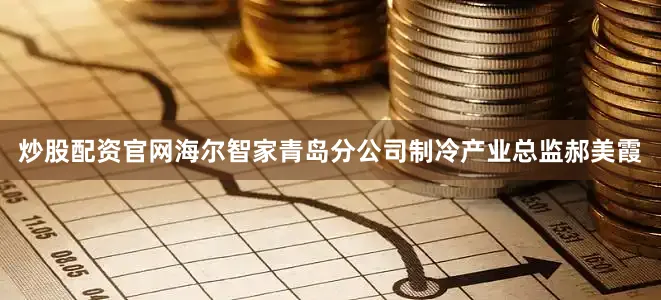 炒股配资官网海尔智家青岛分公司制冷产业总监郝美霞