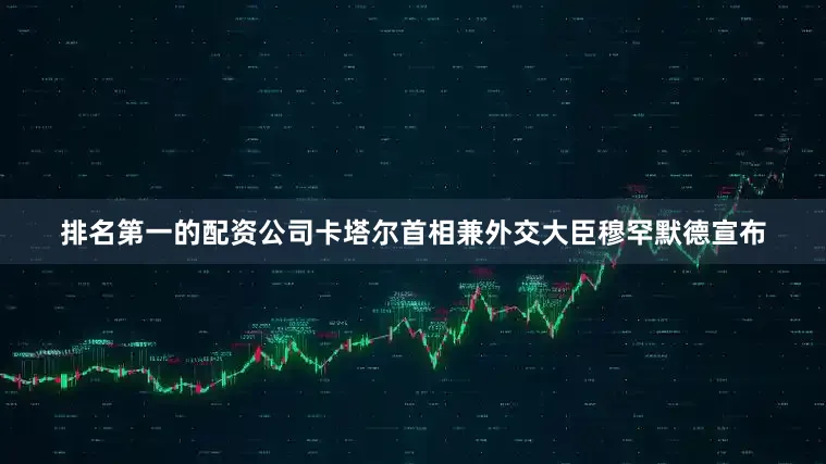 排名第一的配资公司卡塔尔首相兼外交大臣穆罕默德宣布