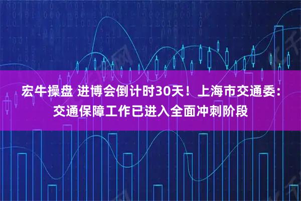 宏牛操盘 进博会倒计时30天！上海市交通委：交通保障工作已进入全面冲刺阶段