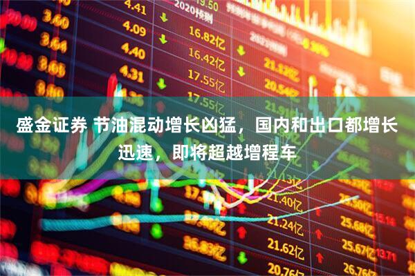 盛金证券 节油混动增长凶猛，国内和出口都增长迅速，即将超越增程车